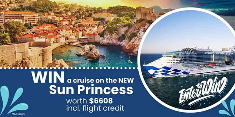 Win a cruise on the new Sun Princess